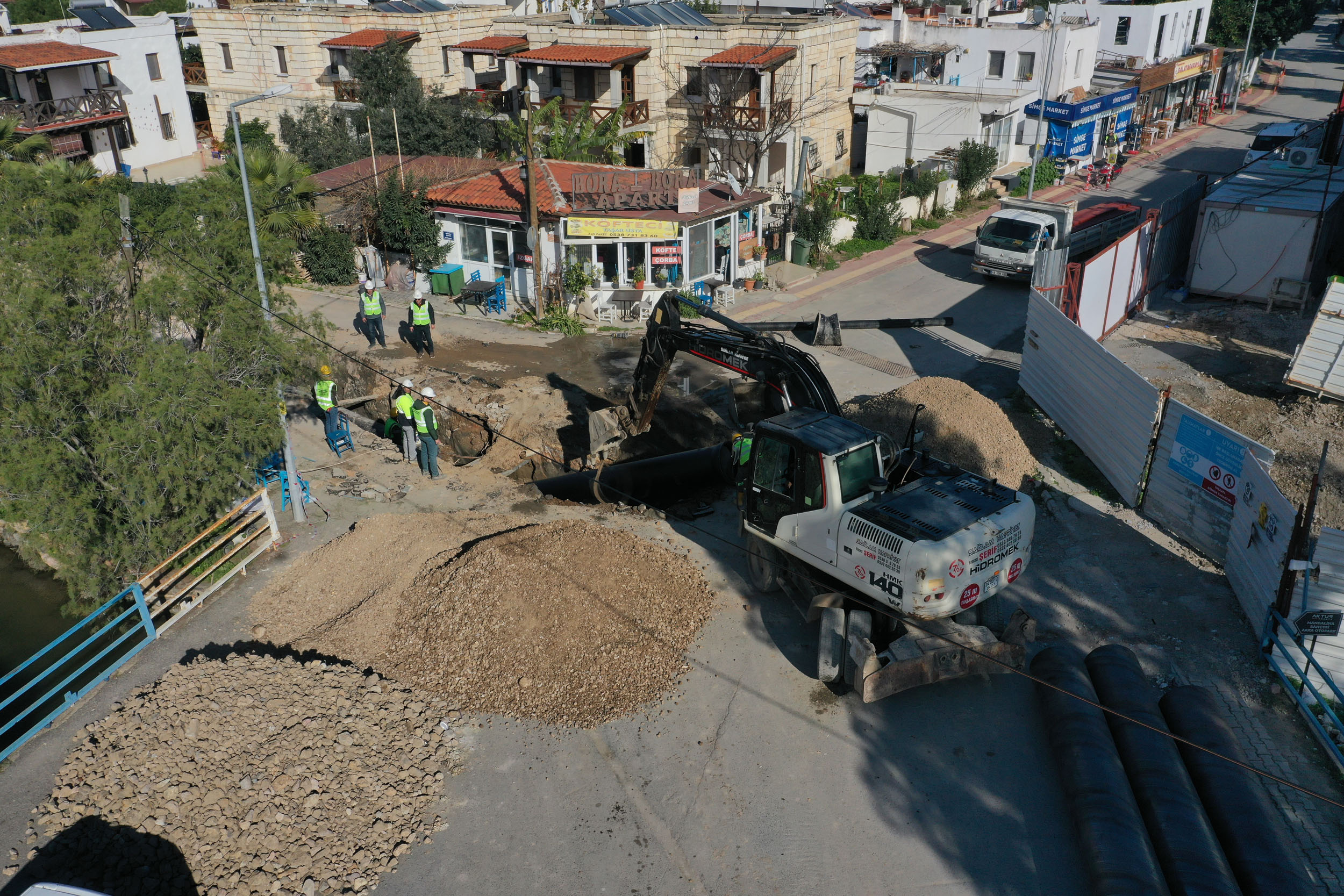 Büyükşehir, Bodrum’da ki CTP Hattını Düzenliyor