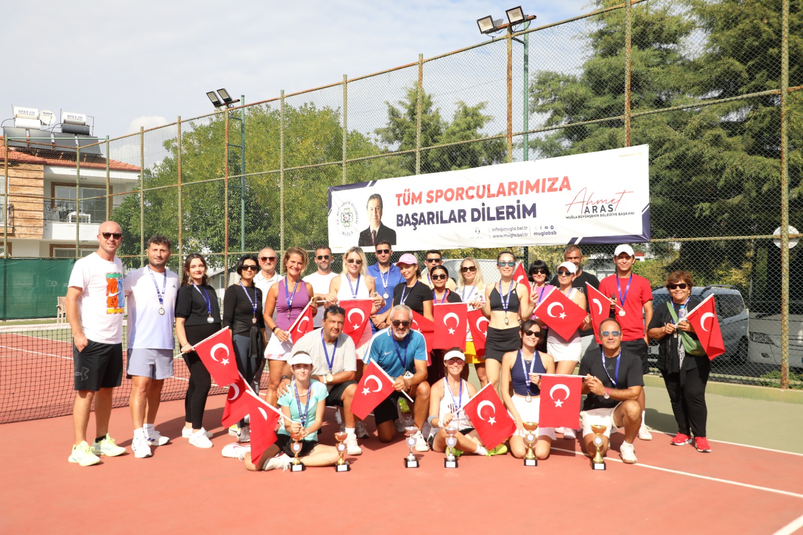 Dalaman’da Cumhuriyet Coşkusu Tenis ile Kutlandı