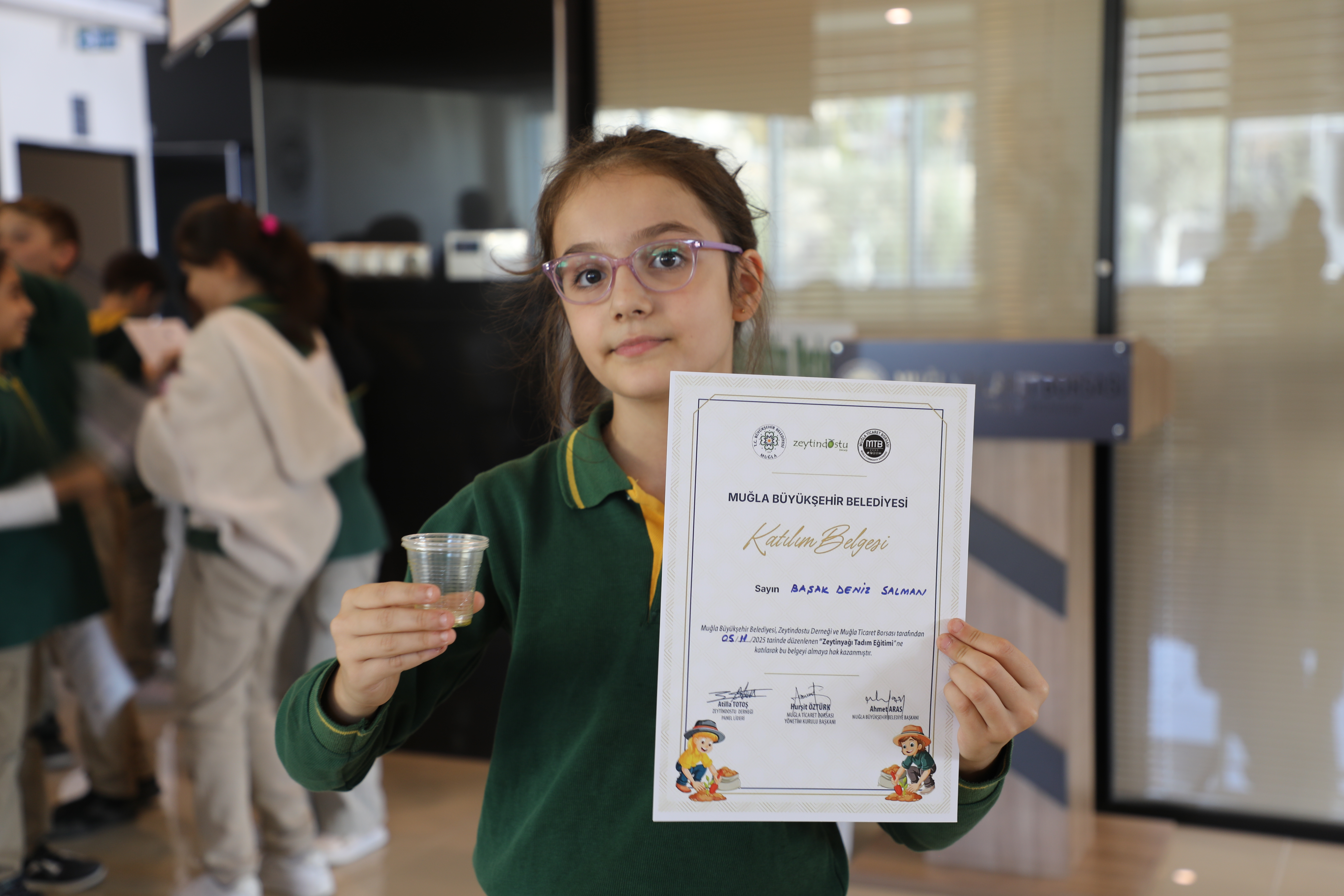 Muğla’da Zeytinyağı Bilinci Çocuk Yaşta Filizleniyor