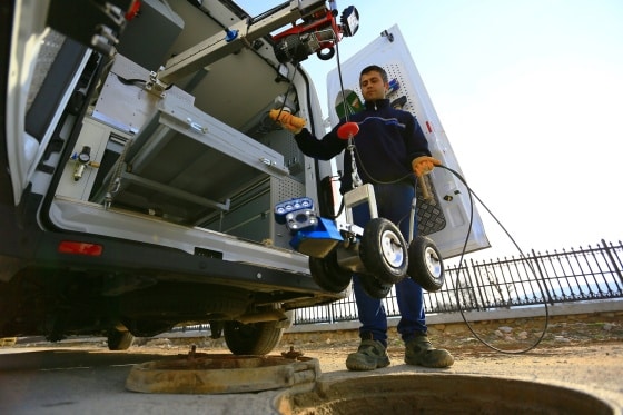 Büyükşehir, Kanal Görüntüleme Robotu ile 50 bin metre hat taraması yaptı