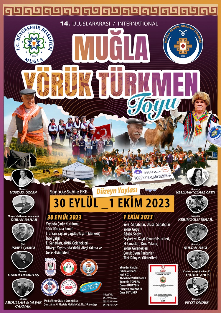 Muğla Yörük Türkmen Toyu Etkinliğine Davetlisiniz
