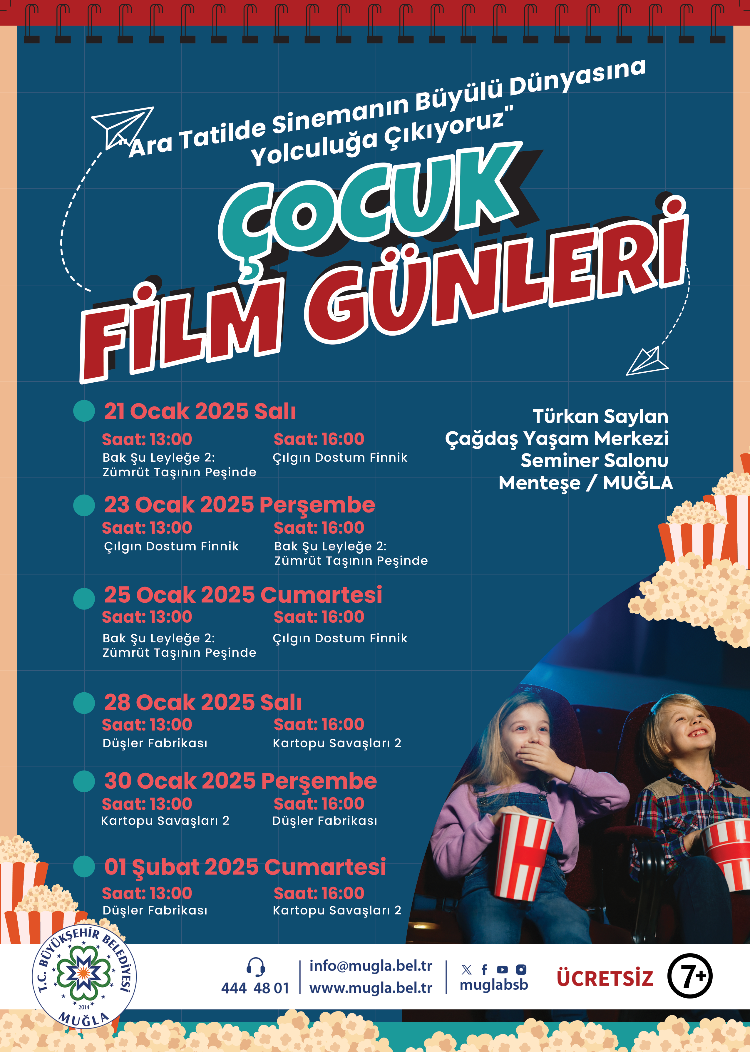 Çocuk Film Günleri Etkinliğine Davetlisiniz