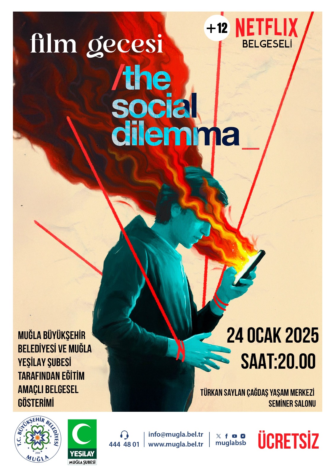 Film Gecesi/ The Social Dilemma Etkinliğine Davetlisiniz