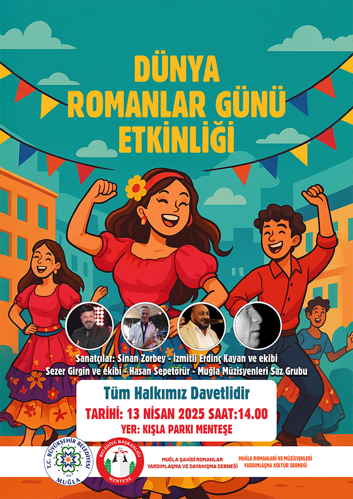Dünya Romanlar Günü Etkinlii Etkinliğine Davetlisiniz