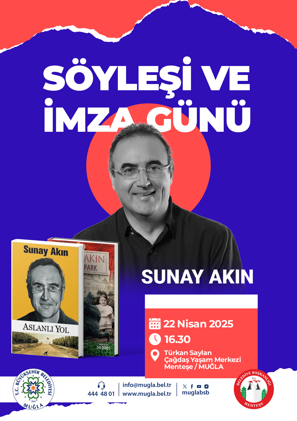 Sunay Akın Söyleşi ve İmza Günü Etkinliğine Davetlisiniz