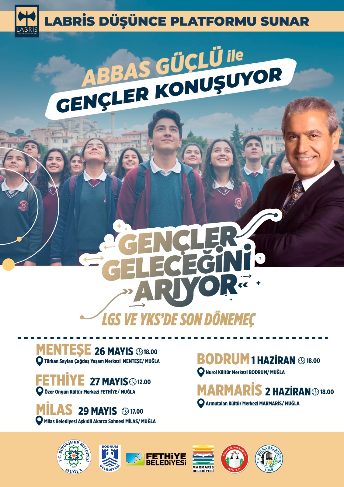 Abbas Güçlü ile Gençler Konuşuyor Etkinliğine Davetlisiniz
