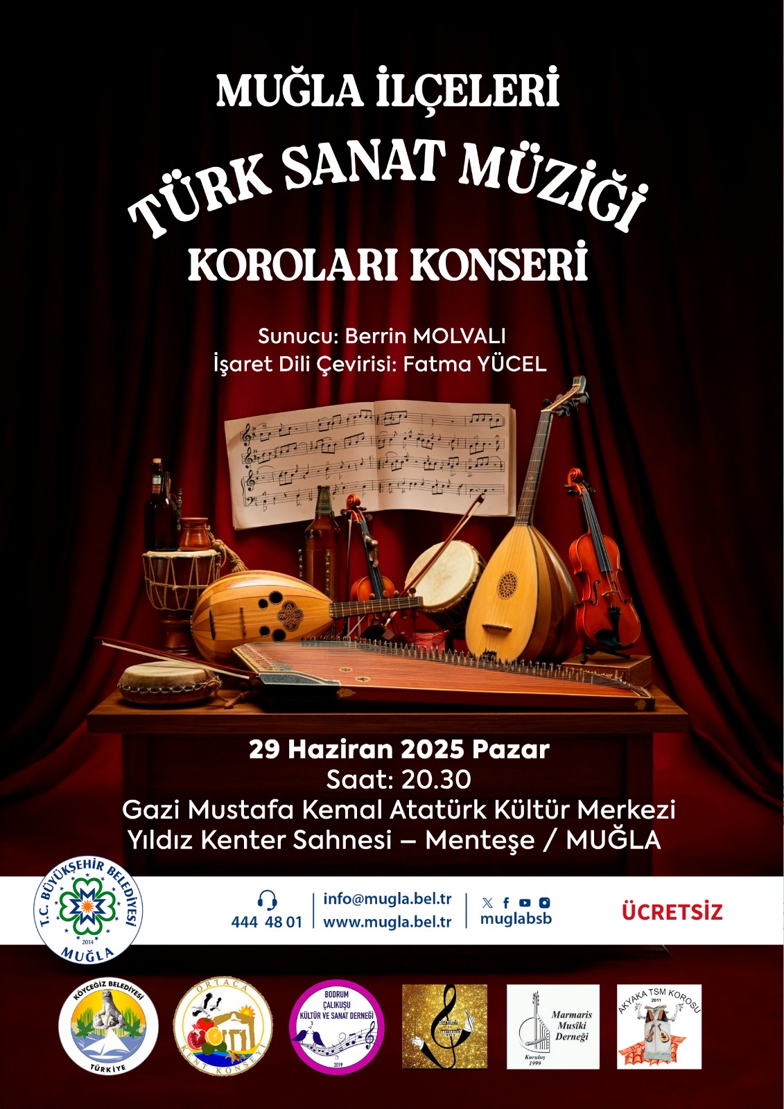 Türk Sanat Müzii Koroları Konseri Etkinliğine Davetlisiniz