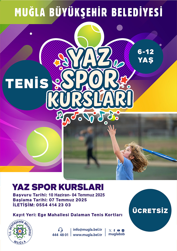 Yaz Spor Kursları 6-12 Yaş Etkinliğine Davetlisiniz