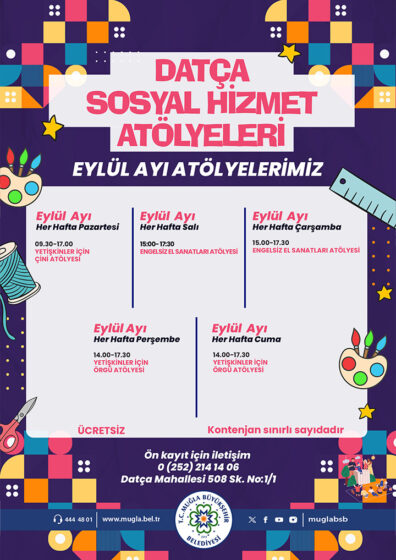 Data Sosyal Hizmet Atölyeleri Etkinliğine Davetlisiniz
