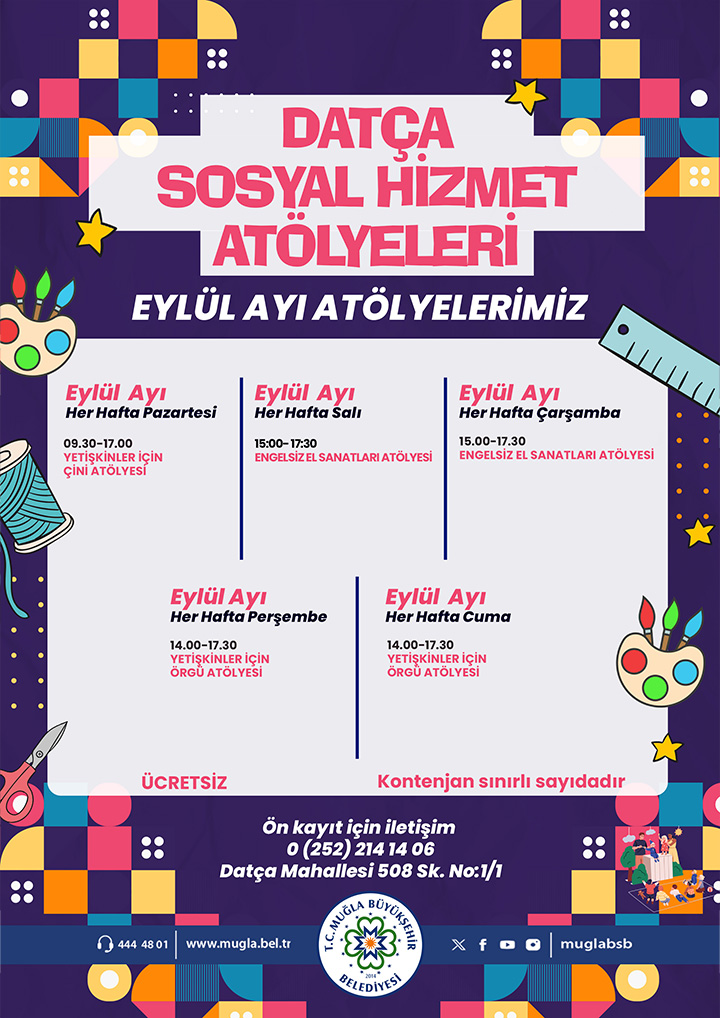 Data Sosyal Hizmet Atölyeleri Etkinliğine Davetlisiniz