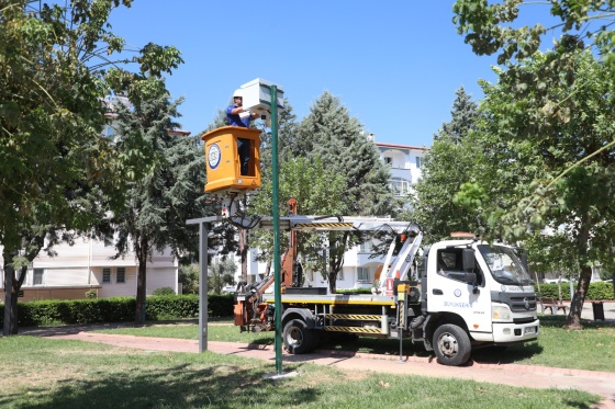 Büyükşehir’den Parklara Kameralı Güvenlik ve Ücretsiz Wi-Fi
