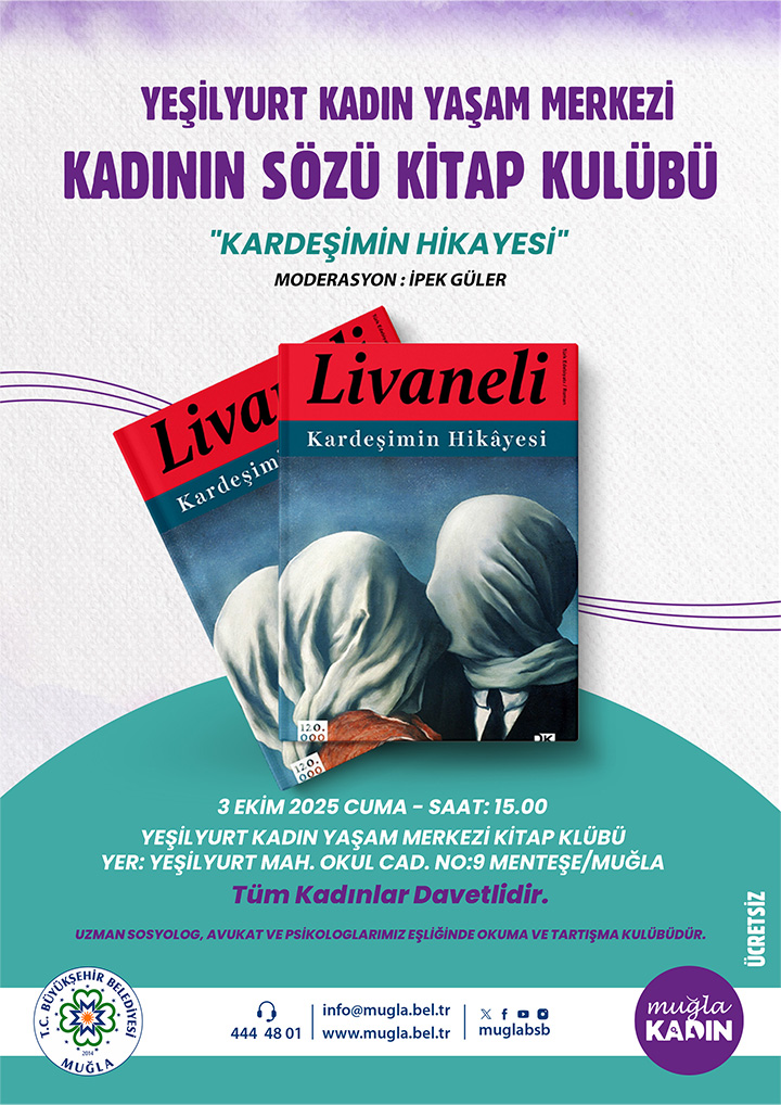 Kadının Sözü kitap Kulübü  Etkinliğine Davetlisiniz