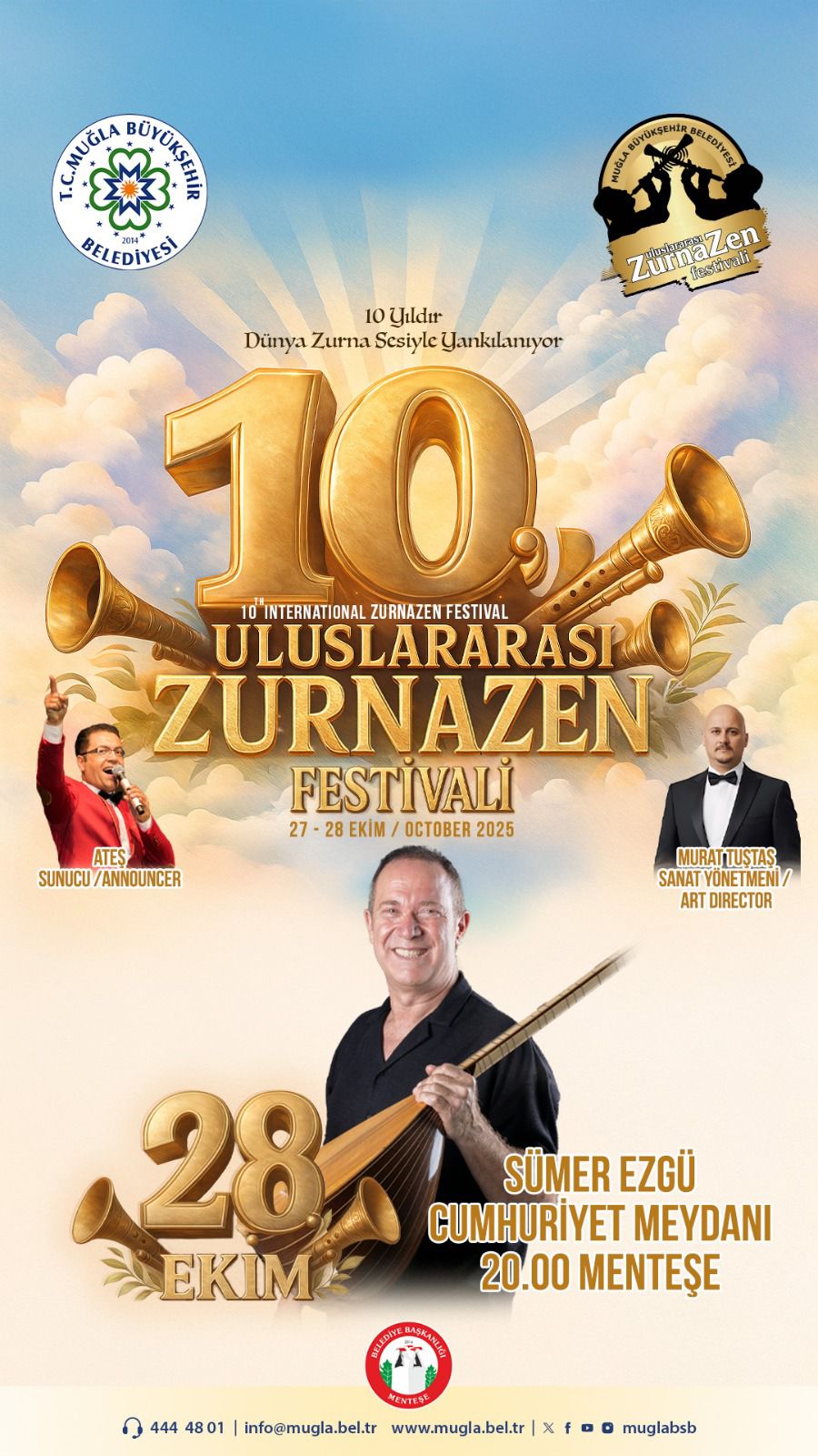 10. Internatinal Zurnazen Festivali Etkinliğine Davetlisiniz