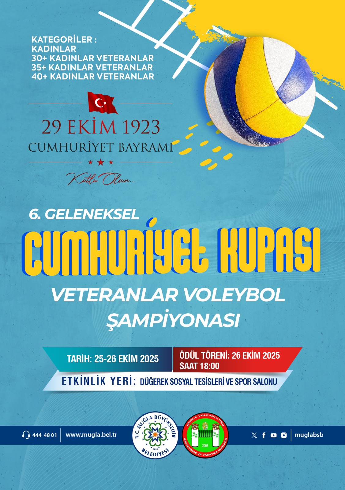 6. Geleneksel Cumhuriyet Kupası Etkinliğine Davetlisiniz
