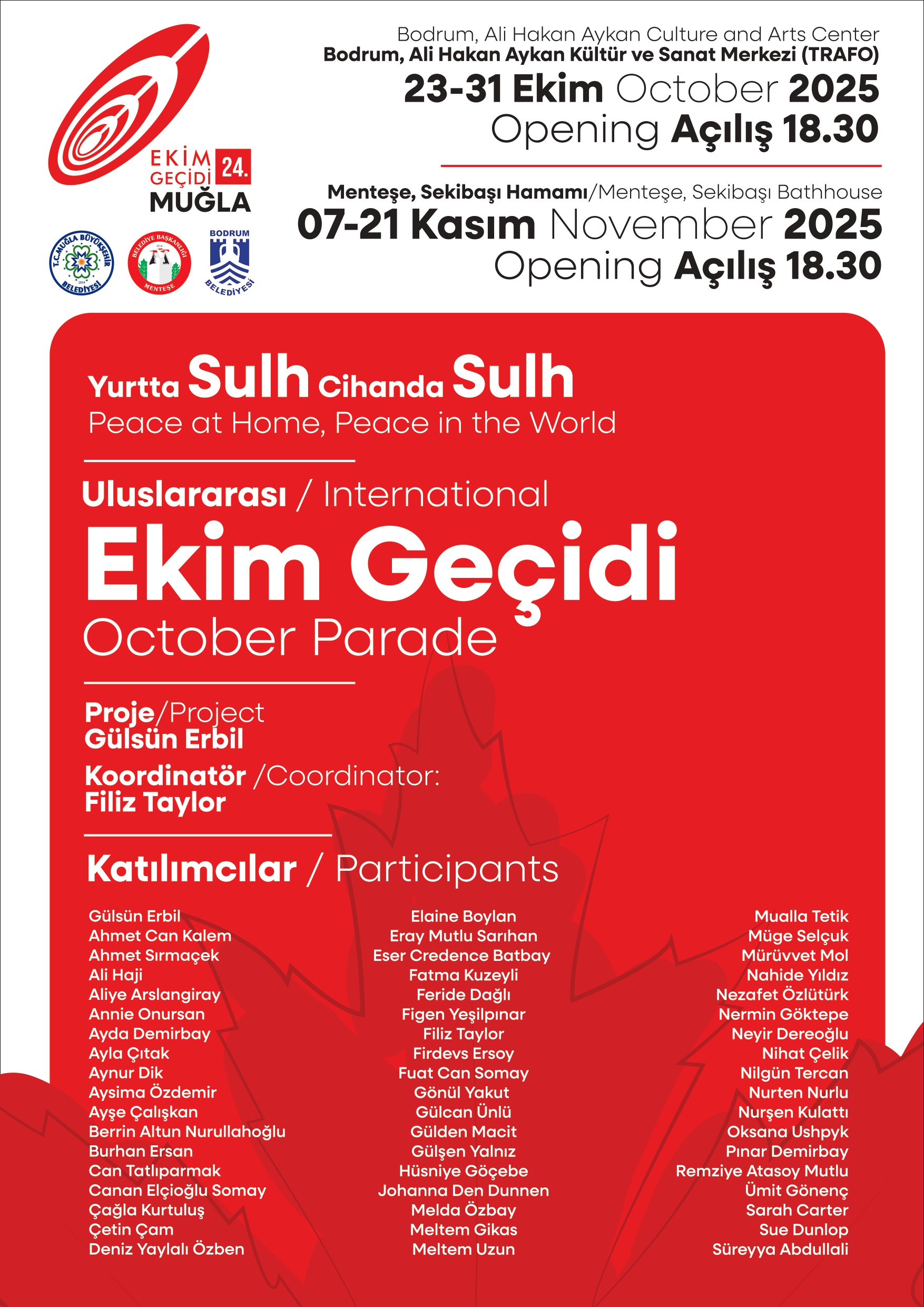 Ekim Geçidi  Etkinliğine Davetlisiniz