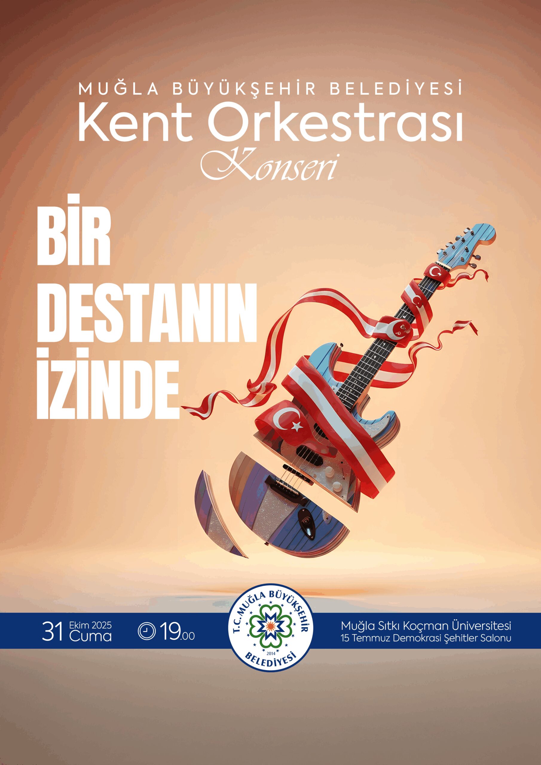 Mula Büyükşehir Belediyesi Kent Orkestrası Konseri Etkinliğine Davetlisiniz