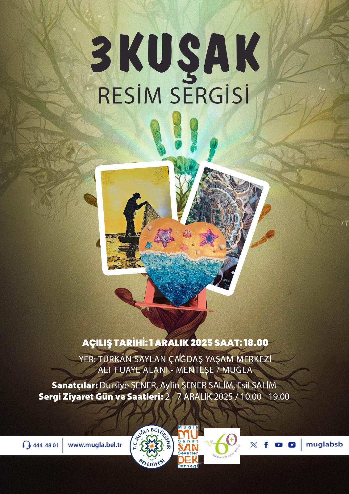 3 Kuşak Resim Sergisi Etkinliğine Davetlisiniz