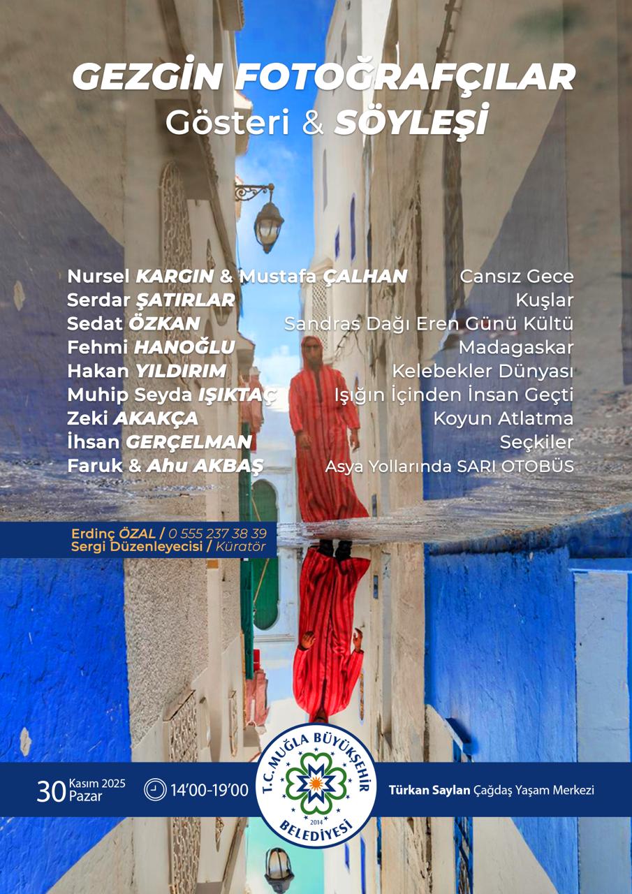 Gezgin Fotorafçılar Gösteri ve Söyleşi  Etkinliğine Davetlisiniz