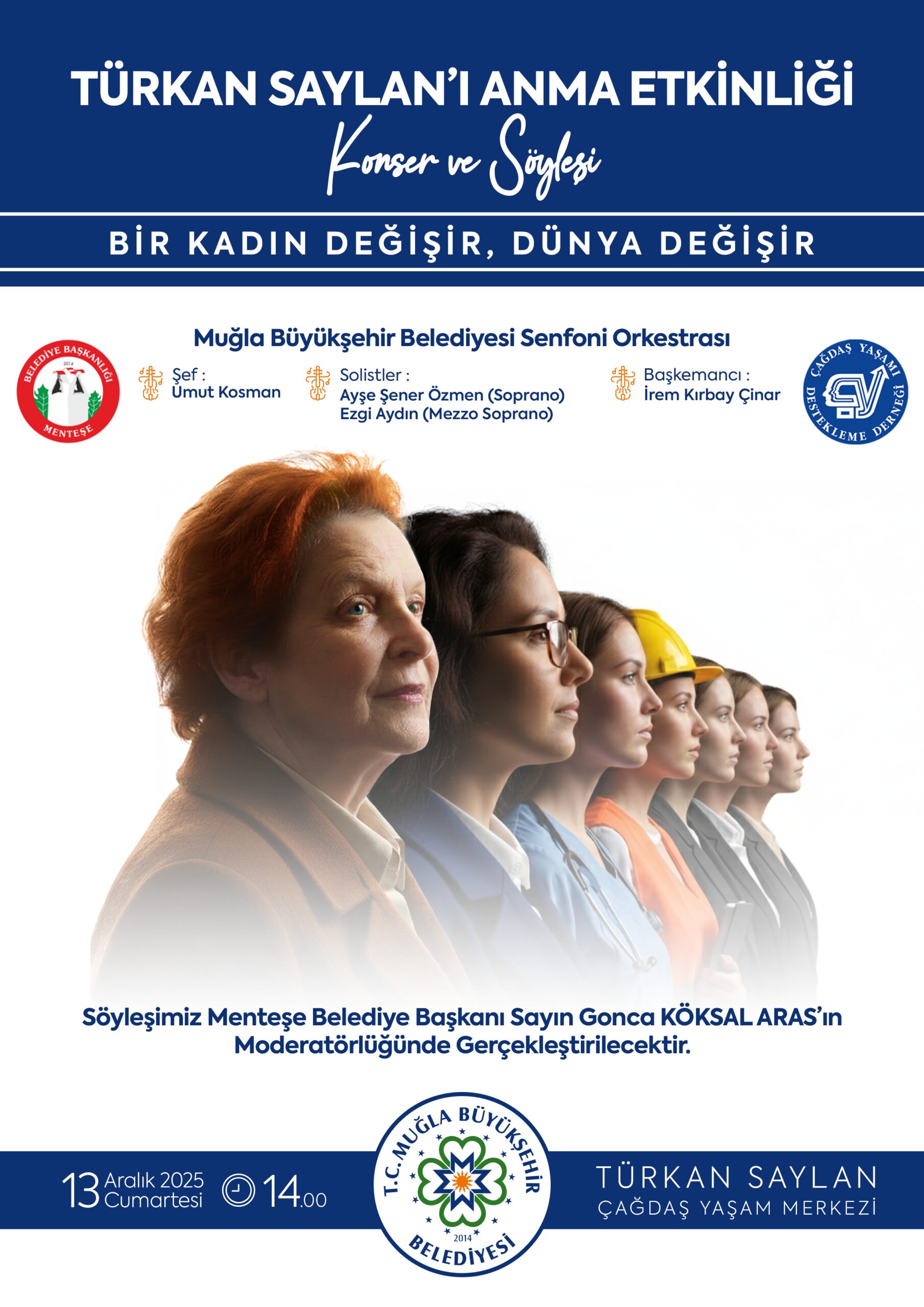 Türkan Saylan'ı Anma Etkinlii Konser ve Söyleşi  Etkinliğine Davetlisiniz