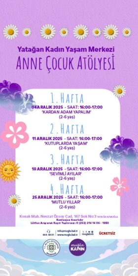 Yataan Kadın Yaşam Merkezi 2-6 Yaş  Etkinliğine Davetlisiniz