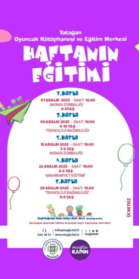 Yataan Oyuncak Kütüphanesi ve Eitim Merkezi Haftanın Eitimi  Etkinliğine Davetlisiniz