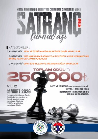 Satranç Turnuvası Etkinliğine Davetlisiniz