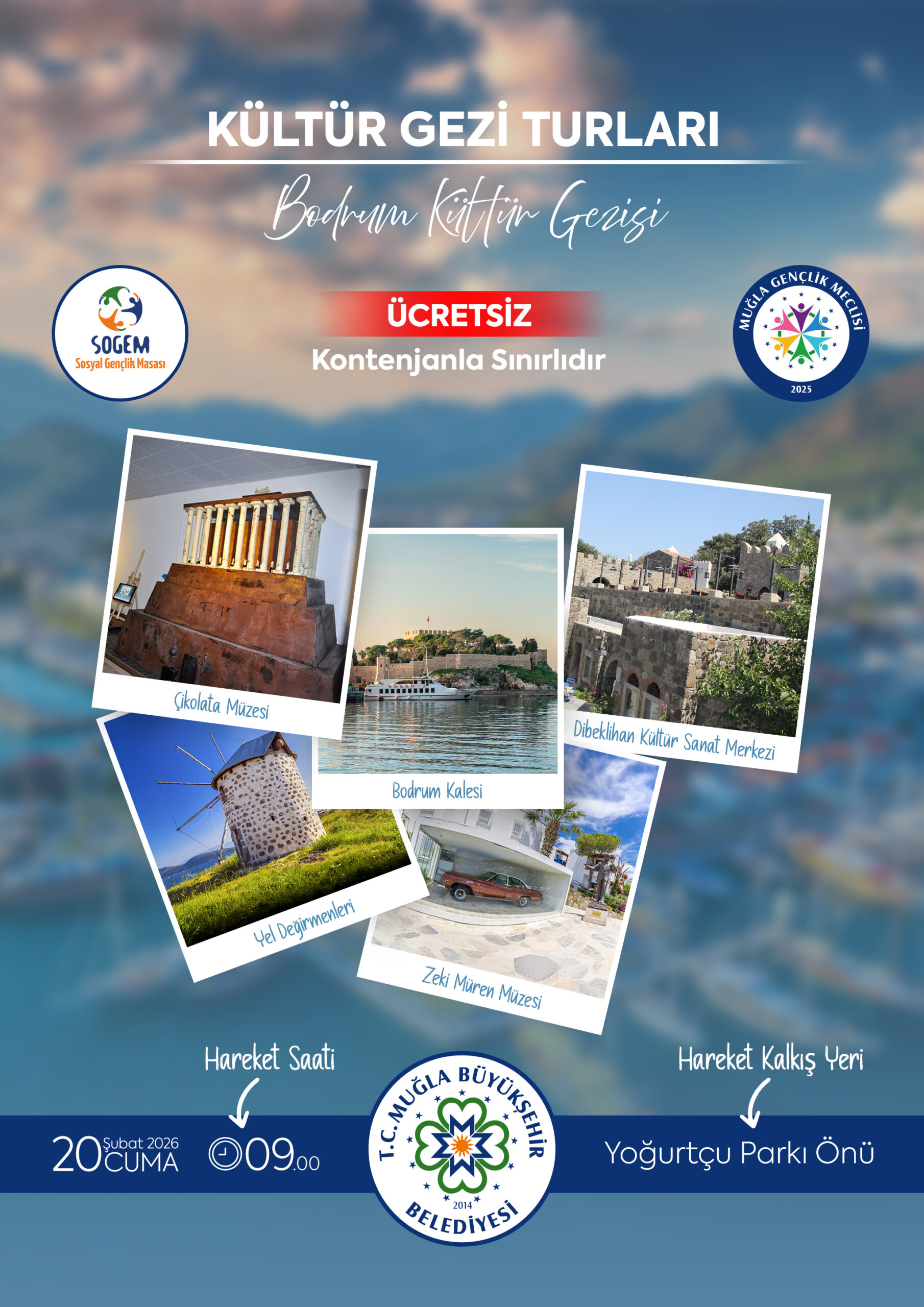 Bodrum Kültür Gezisi  Etkinliğine Davetlisiniz