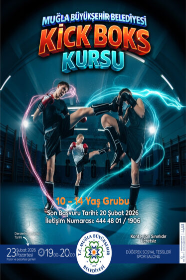 Kick Boks Kursu Etkinliğine Davetlisiniz
