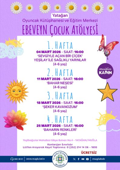 Yataan Oyuncak Kütüphanesi ve Eitim Merkezi Ebeveyn Çocuk Atölyesi Etkinliğine Davetlisiniz