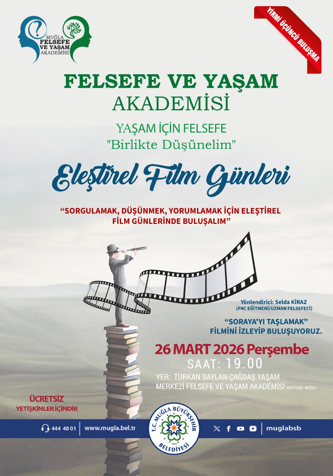 Felsefe ve Yaşam Akademisi 23. Buluşma Etkinliğine Davetlisiniz