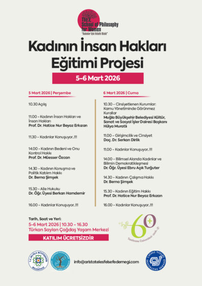 Kadının İnsan Hakları Eitimi Projesi Etkinliğine Davetlisiniz