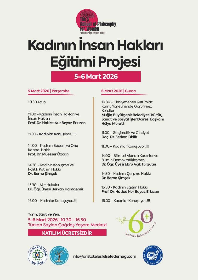 Kadının İnsan Hakları Eitimi Projesi Etkinliğine Davetlisiniz