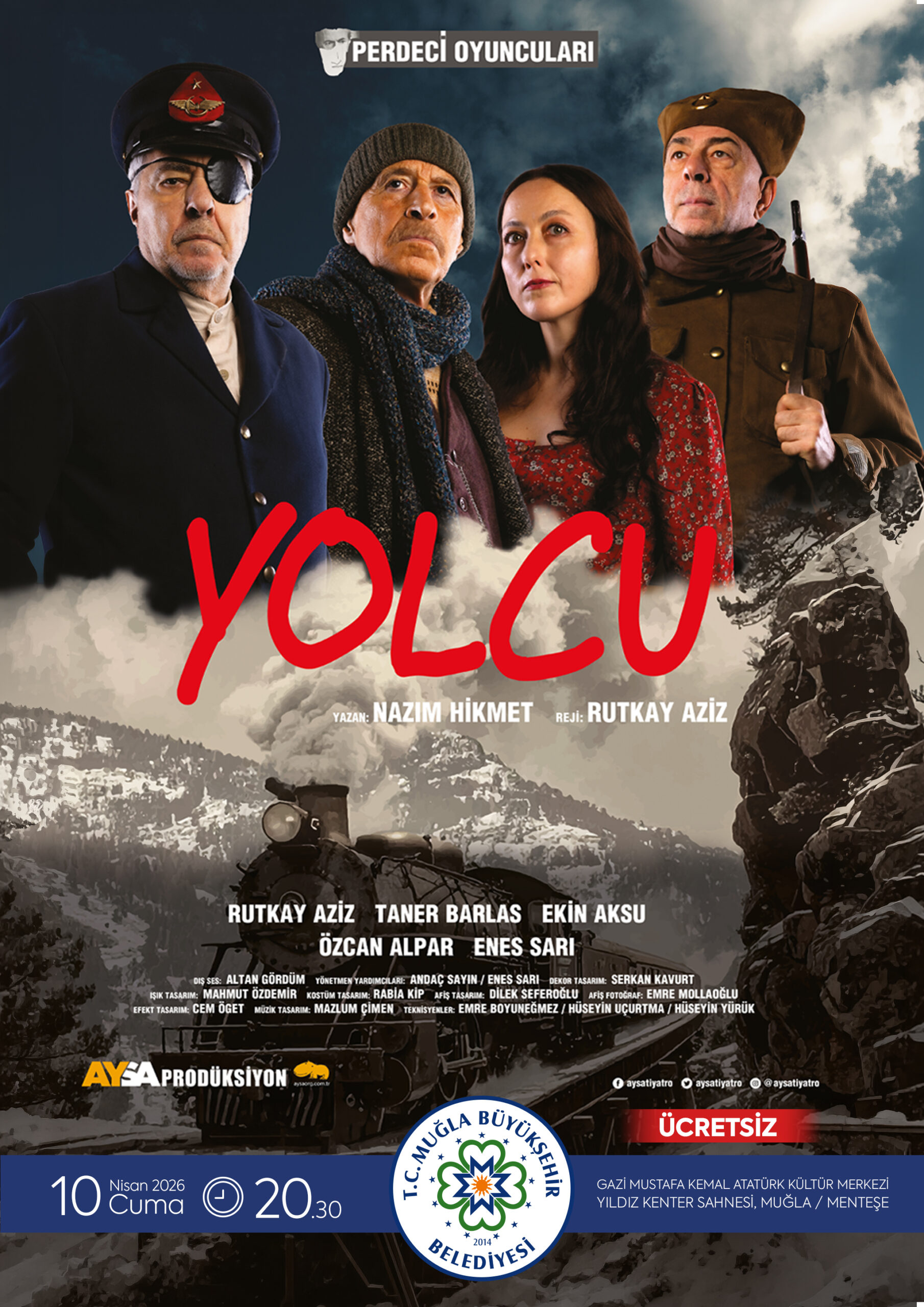 Yolcu Tiyatro Oyunu Menteşe Etkinliğine Davetlisiniz